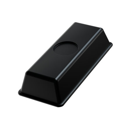 Black Bar  3D Icon