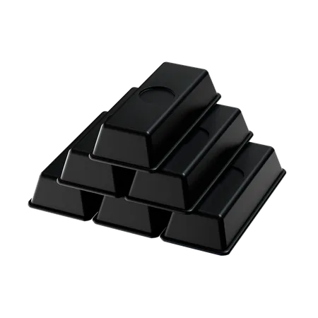 Black Bars  3D Icon