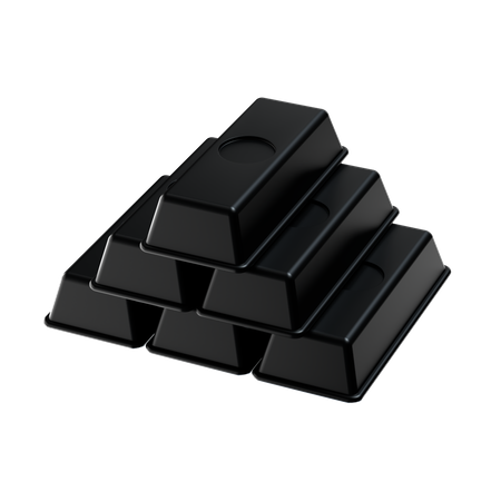 Black Bars  3D Icon
