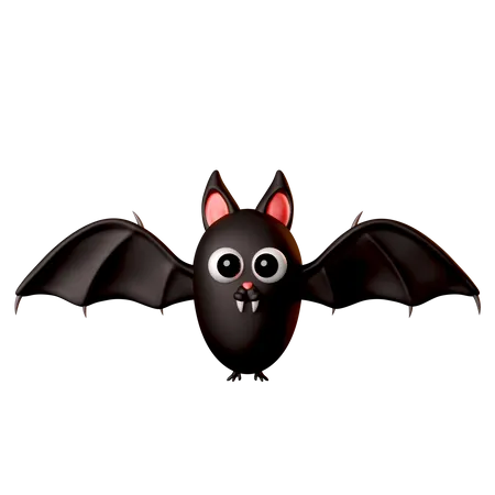 Black Bat  3D Icon