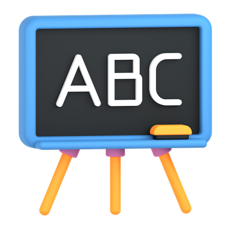 Black Board  3D Icon