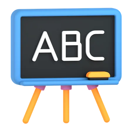 Black Board  3D Icon