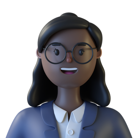 Black Businesswoman 3D Illustration