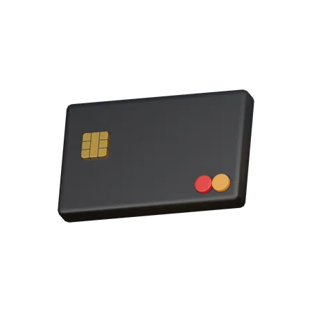 Black Card 3 D Icon 3D Icon