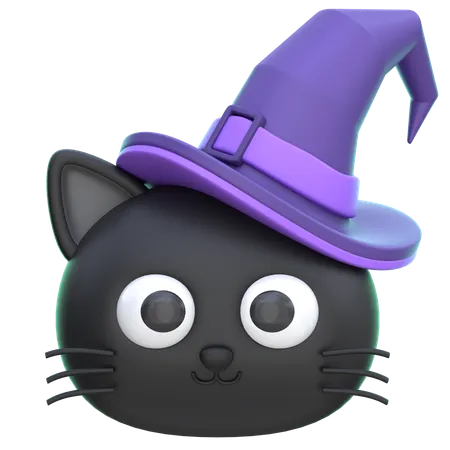 Black Cat  3D Icon