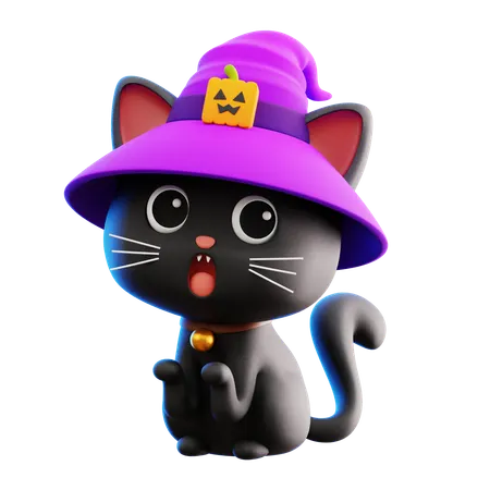 Black Cat  3D Icon