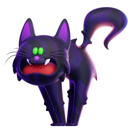 BLACK CAT  3D Icon