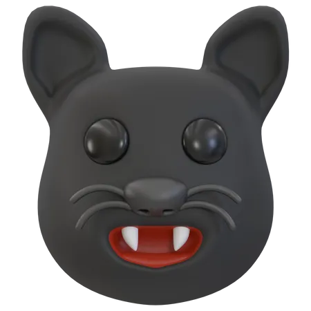 Black Cat  3D Icon