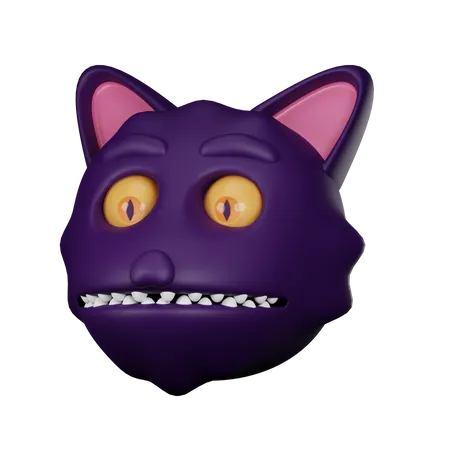 Black Cat  3D Icon