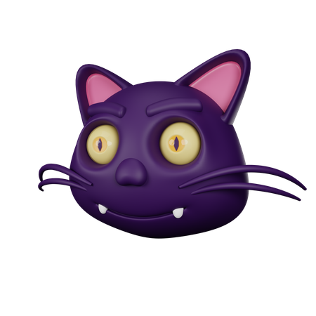 Black Cat 3D Icon