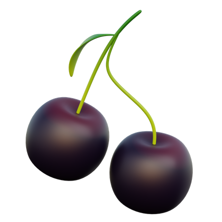Black Cherry  3D Icon