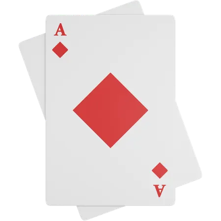 Black diamond Card  3D Icon