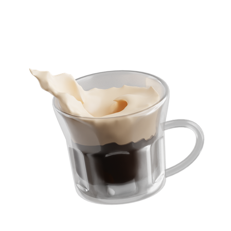 Black Eye Coffee  3D Icon