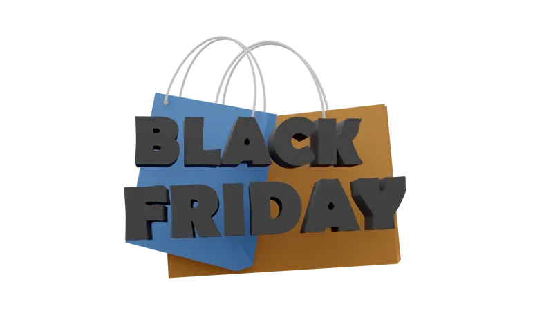 Black Firday Sale  3D Icon
