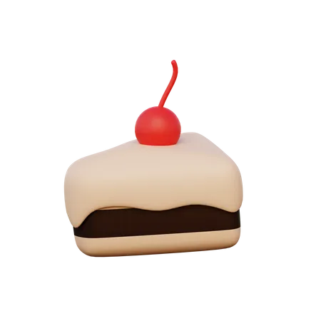 Black Forest Cake  3D Illustration