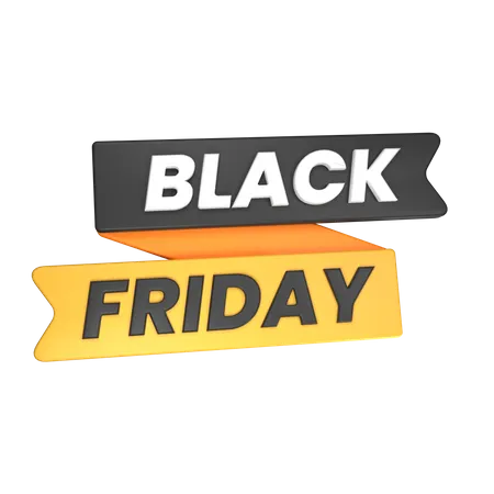 Black Friday  3D Icon