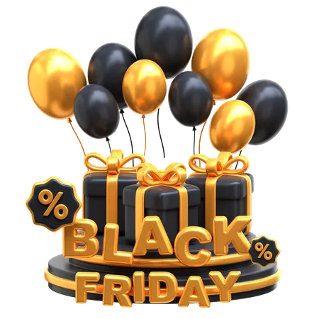 Black Friday  3D Icon