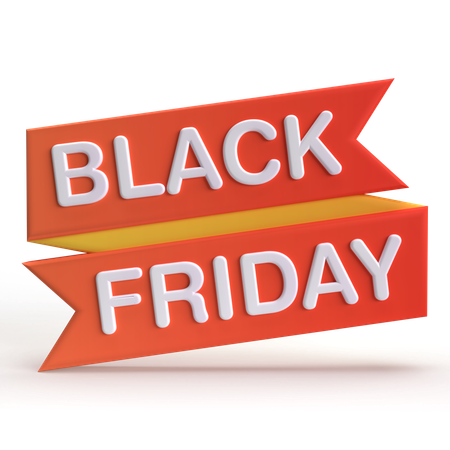 Black Friday  3D Icon