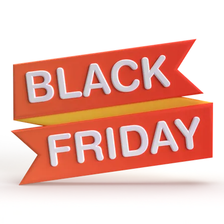 Black Friday  3D Icon