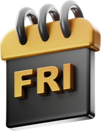 Black Friday  3D Icon