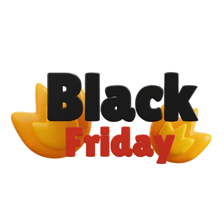 Black Friday  3D Icon