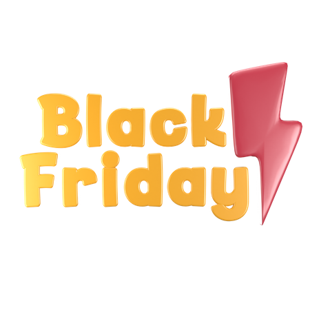 Black Friday  3D Icon