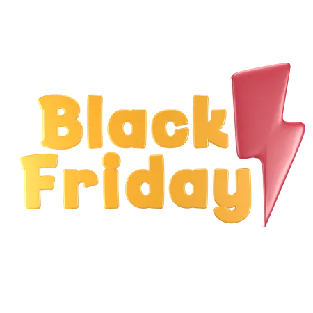 Black Friday  3D Icon