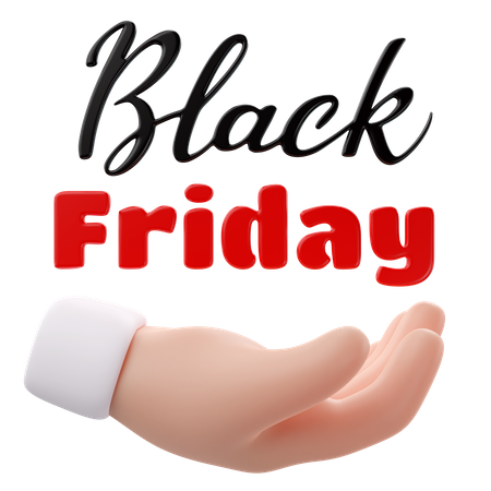 Black Friday  3D Icon