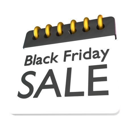 Black Friday  3D Icon