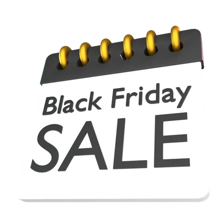 Black Friday  3D Icon