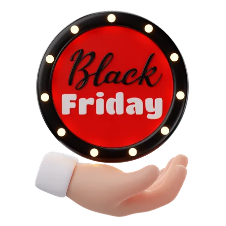 Black Friday  3D Icon