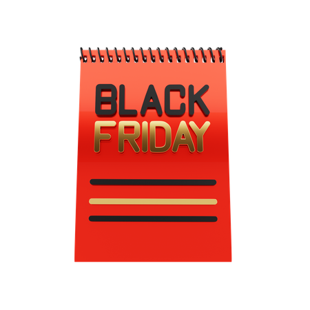 Black Friday  3D Icon