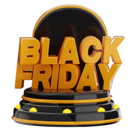 Black Friday  3D Icon