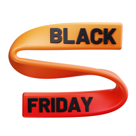 Black Friday  3D Icon