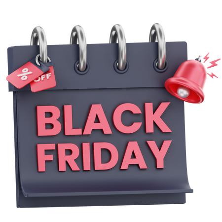 Black Friday  3D Icon