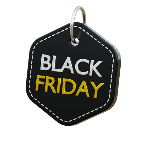 Black Friday  3D Icon