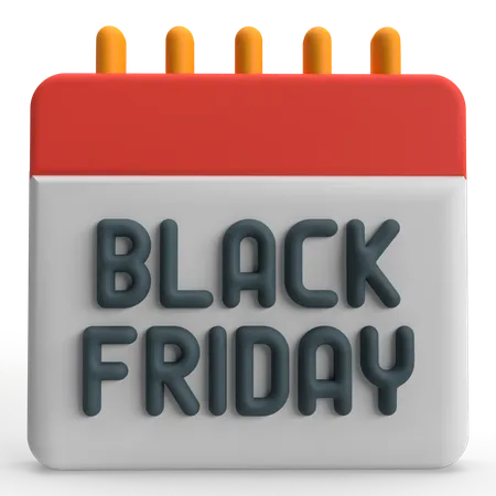 Black Friday  3D Icon