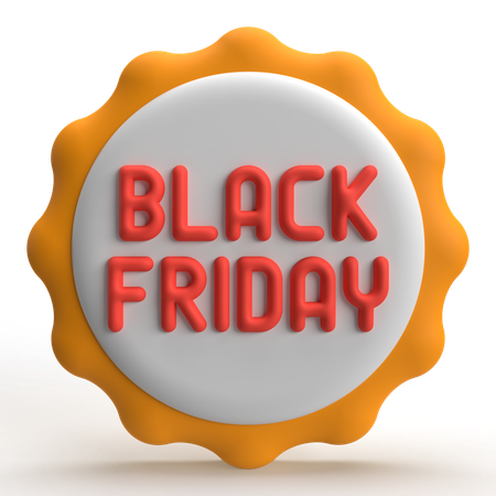 Black Friday  3D Icon