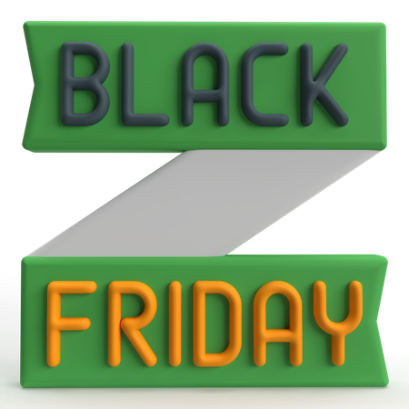 Black Friday  3D Icon