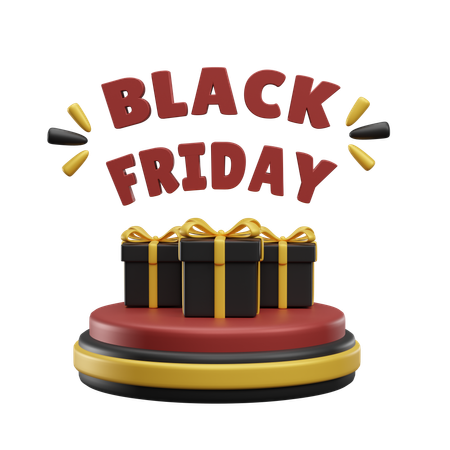 Black Friday  3D Icon