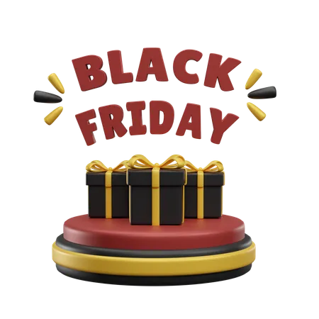 Black Friday  3D Icon