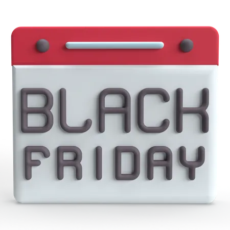 Black Friday  3D Icon