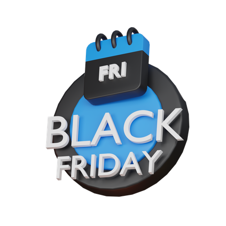 Black friday  3D Icon