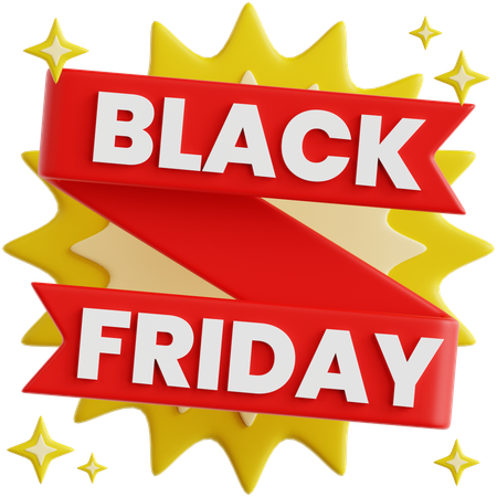 Black Friday  3D Icon