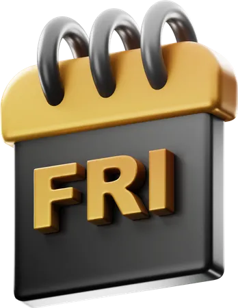 Black Friday  3D Icon