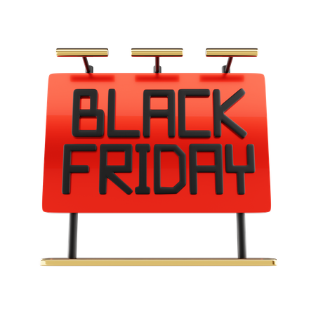 Black Friday Ads  3D Icon