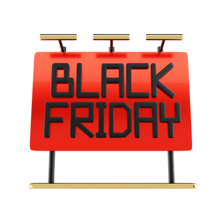 Black Friday Ads  3D Icon