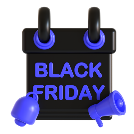 Black Friday Aktion  3D Icon