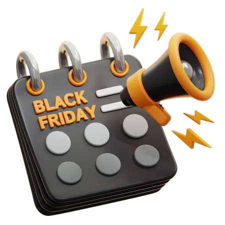 Black Friday Aktion  3D Icon