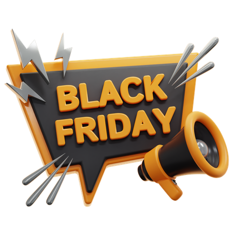 Black Friday Aktion  3D Icon